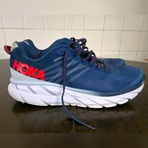 HOKA ONE ONE Sneakers Mens Clifton 6  Low Cut Blue US 11 athletic shoes